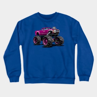 cartoon monster truck Crewneck Sweatshirt